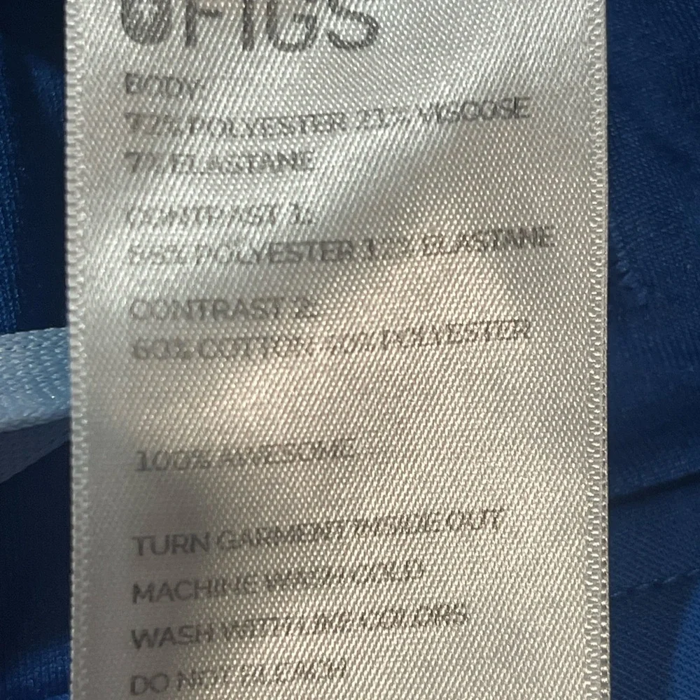 Figs Technical Collection blue‎ jogger scrubs size large